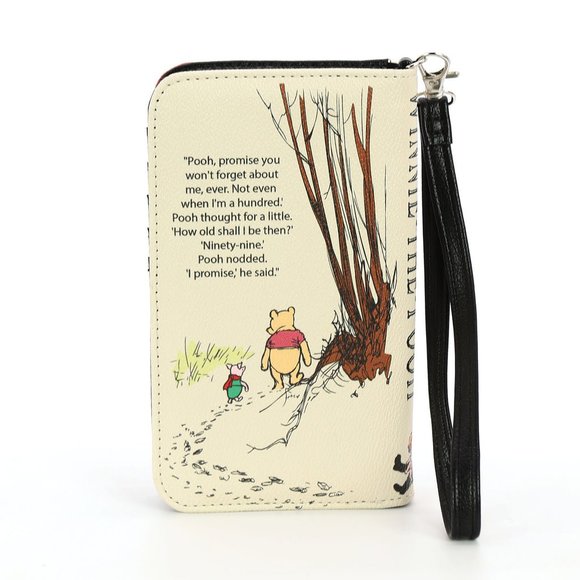 Winnie the Pooh Book Wallet or Wristlet - Cute Wallet Gifts - Picture 3 of 5